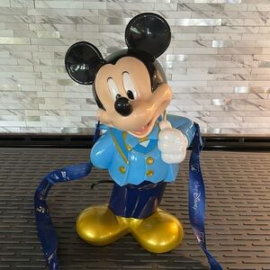 Walt Disney World’s 50th Anniversary Mickey Mouse Popcorn Bucket Carrier NEW